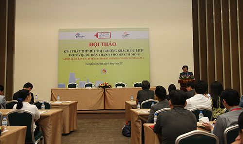 Phó Tổng cục trưởng TCDL Hà Văn Siêu phát biểu tại Hội thảo thị trường khách du lịch Trung Quốc